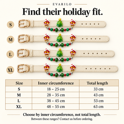 Size guide: S 18–25, M 28–35, L 38–45 and XL 48–55 cm inner circumference